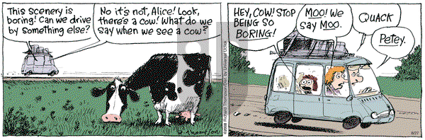 Cul de Sac on Monday August 27, 2012 Comic Strip