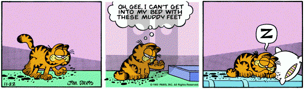 Garfield on Monday November 22, 1982 Comic Strip