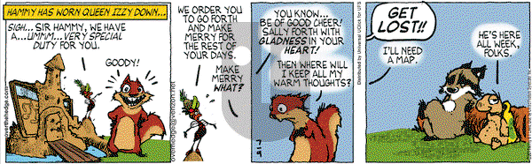 Over the Hedge on Saturday July 9, 2011 Comic Strip