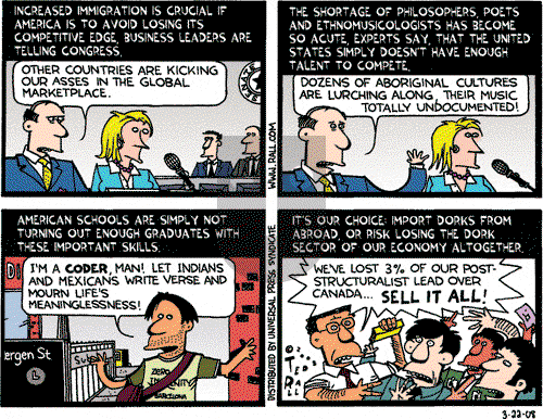 Ted Rall on Saturday March 22, 2008 Comic Strip
