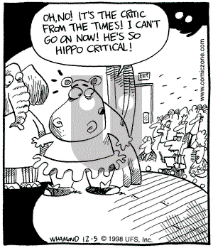 Reality Check on Saturday December 5, 1998 Comic Strip