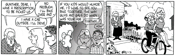 Luann on Tuesday July 31, 2001 Comic Strip
