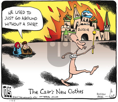 Tom Toles on Sunday January 4, 2015 Comic Strip