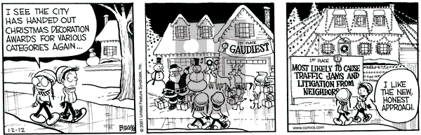 Grand Avenue on Wednesday December 12, 2001 Comic Strip
