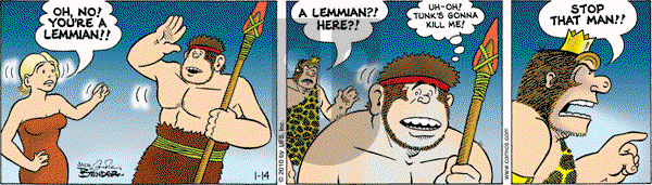 Alley Oop on Thursday January 14, 2010 Comic Strip
