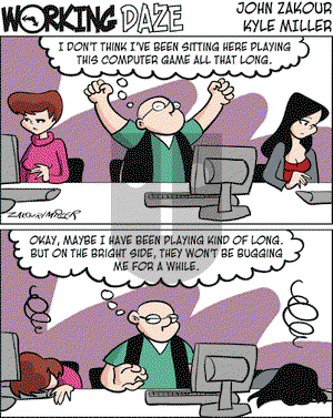 Working Daze on Saturday December 9, 2006 Comic Strip