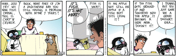 Get Fuzzy on Friday September 6, 2013 Comic Strip