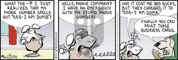 DeFlocked on Thursday October 15, 2020 Comic Strip