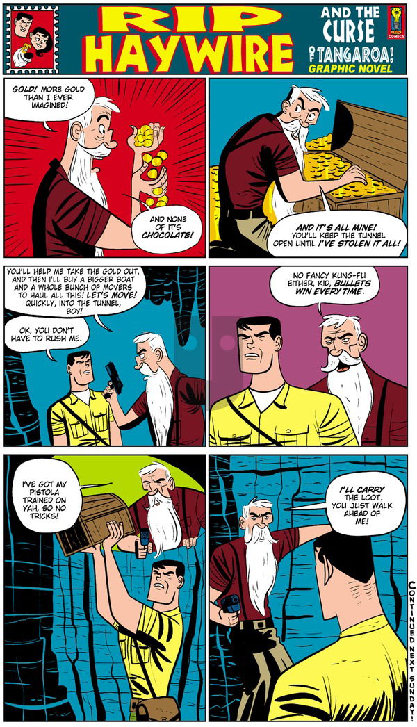 Rip Haywire on Sunday February 22, 2015 Comic Strip