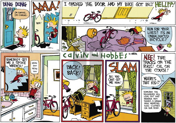 Calvin and Hobbes on 2025-07-06 Comic Strip