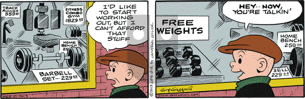 Nancy on Thursday February 21, 2013 Comic Strip
