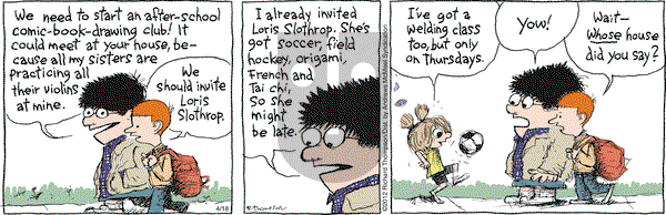 Cul de Sac on Tuesday April 18, 2017 Comic Strip