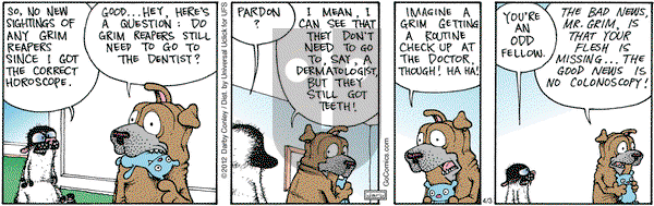 Get Fuzzy on Tuesday April 3, 2012 Comic Strip