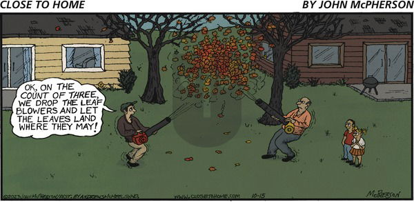 Close to Home on Sunday October 15, 2023 Comic Strip