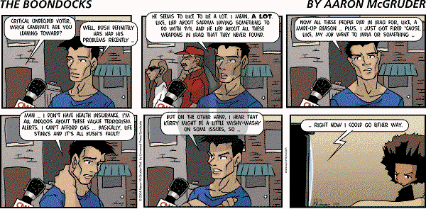 The Boondocks on Sunday February 26, 2012 Comic Strip