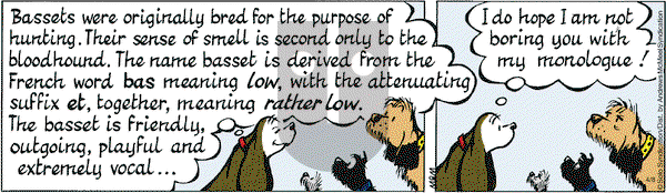 Fred Basset on Wednesday April 8, 2020 Comic Strip