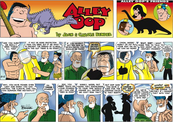 Alley Oop on Sunday August 12, 2018 Comic Strip