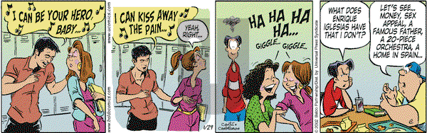 Baldo on Tuesday January 29, 2002 Comic Strip