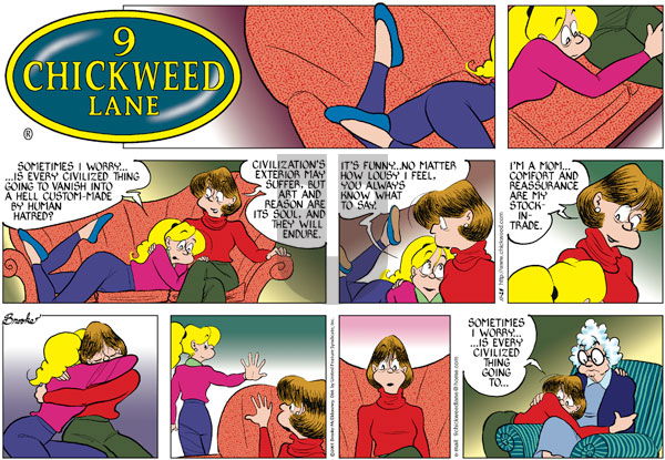 9 Chickweed Lane on Sunday November 25, 2001 Comic Strip