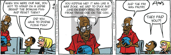 Cleats on Wednesday April 16, 2008 Comic Strip