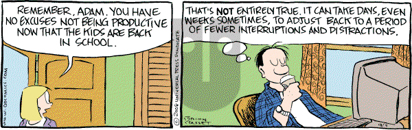 Adam@Home - Wednesday September 3, 2008 Comic Strip