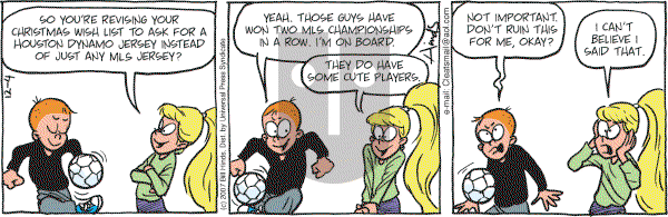Cleats - Wednesday November 12, 2025 Comic Strip