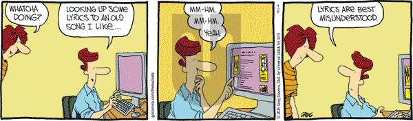 The Buckets on Monday September 8, 2014 Comic Strip