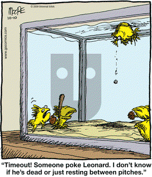 In the Bleachers on Saturday October 10, 2009 Comic Strip