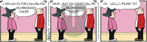 The Born Loser on Friday April 5, 2013 Comic Strip