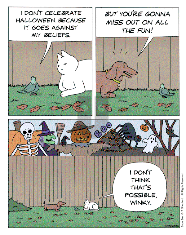 Snow Sez on Monday October 27, 2025 Comic Strip