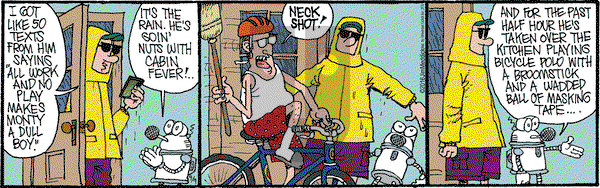 Monty on Friday September 9, 2016 Comic Strip