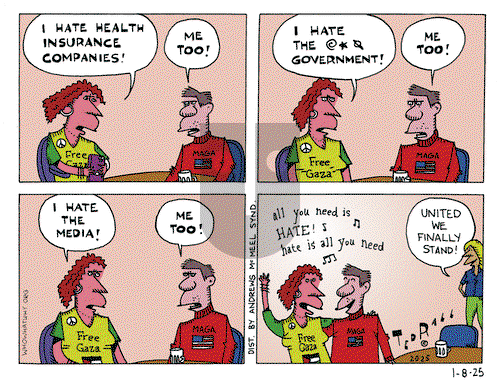 Ted Rall on Wednesday January 8, 2025 Comic Strip