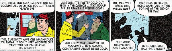 Rip Haywire on Monday December 31, 2018 Comic Strip