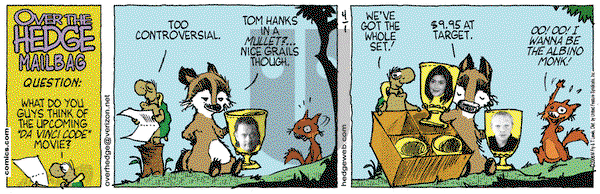 Over the Hedge on Saturday April 1, 2006 Comic Strip