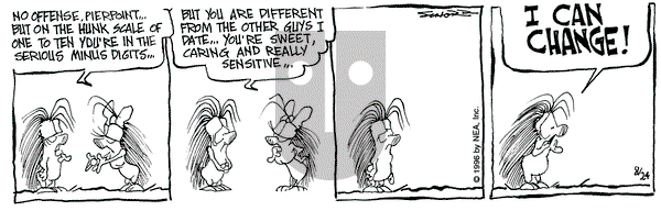 The Grizzwells on Saturday August 24, 1996 Comic Strip