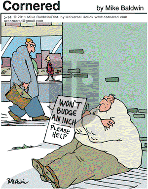 Cornered on Saturday May 14, 2011 Comic Strip