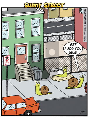 Sunny Street on Monday July 21, 2014 Comic Strip