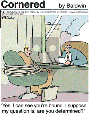 Cornered on Monday January 21, 2002 Comic Strip