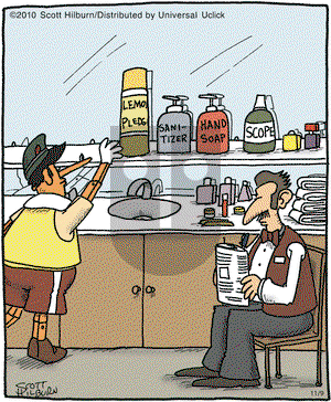 The Argyle Sweater - Tuesday November 9, 2010 Comic Strip