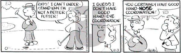 Drabble on Friday October 3, 2003 Comic Strip