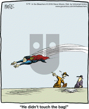 In the Bleachers on Thursday May 19, 2016 Comic Strip