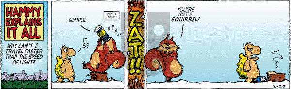 Over the Hedge on Thursday February 20, 2014 Comic Strip
