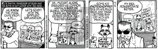 Over the Hedge on Friday April 9, 2004 Comic Strip