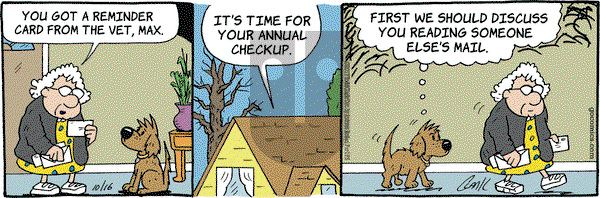 Lola on Monday October 16, 2017 Comic Strip