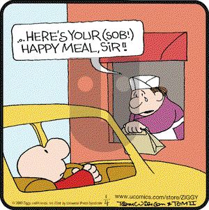 Ziggy on Saturday January 4, 2003 Comic Strip