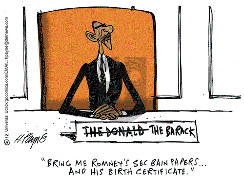 Henry Payne on Wednesday July 18, 2012 Comic Strip