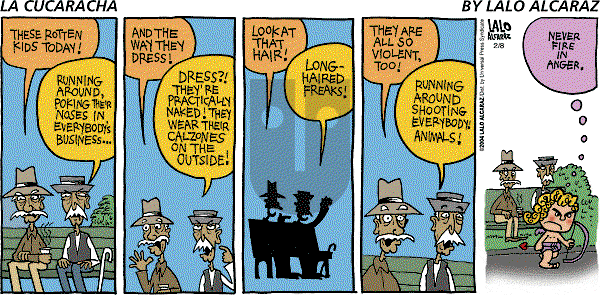 La Cucaracha on Sunday February 8, 2004 Comic Strip