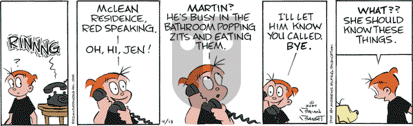 Red and Rover - Saturday April 13, 2024 Comic Strip