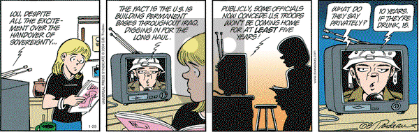 Doonesbury - Saturday January 29, 2005 Comic Strip