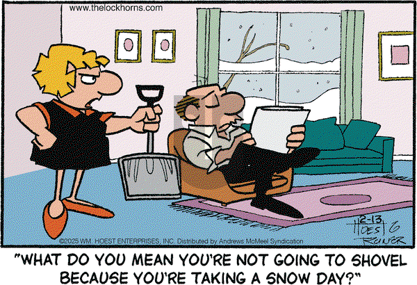 The Lockhorns - Thursday February 13, 2025 Comic Strip